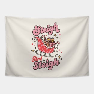 Sleigh Girl Sleigh Tapestry