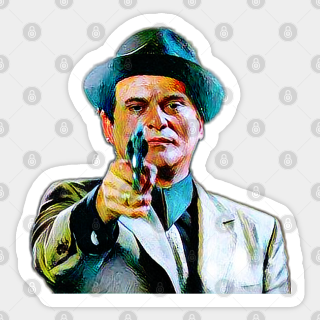 Joe Pesci mafia gangster movie Goodfellas painting - Goodfellas - Sticker