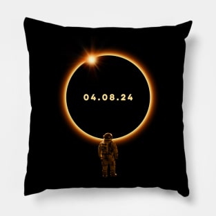 Total Solar Eclipse 4.08.24 Pillow