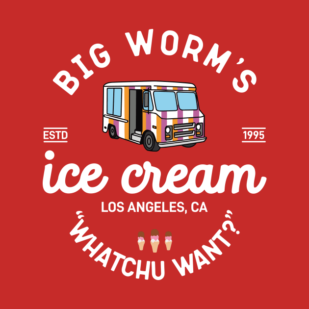 Vintage Big Worm Ice Cream by themodestworm