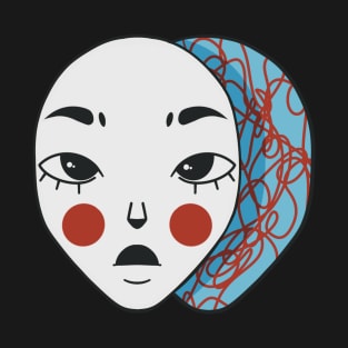 Overthinking Japanese Face T-Shirt