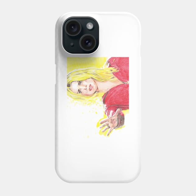 Billie Piper as Rose Tyler Phone Case by Grant Hudson