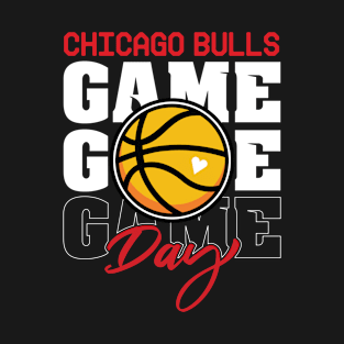 Chicago Bulls Retro Basketball Design T-Shirt