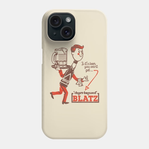 Get... Draft-Brewed Beer Retro Defunct Breweriana Phone Case by darklordpug