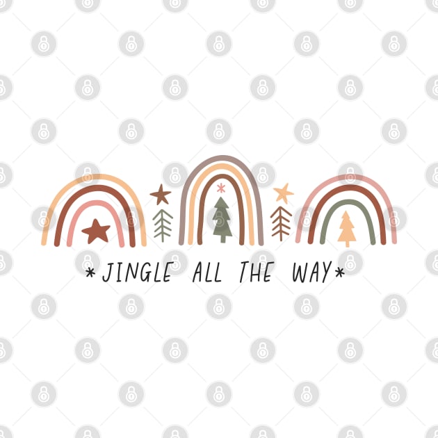 Jingle All The Way - Boho Christmas by Pop Cult Store