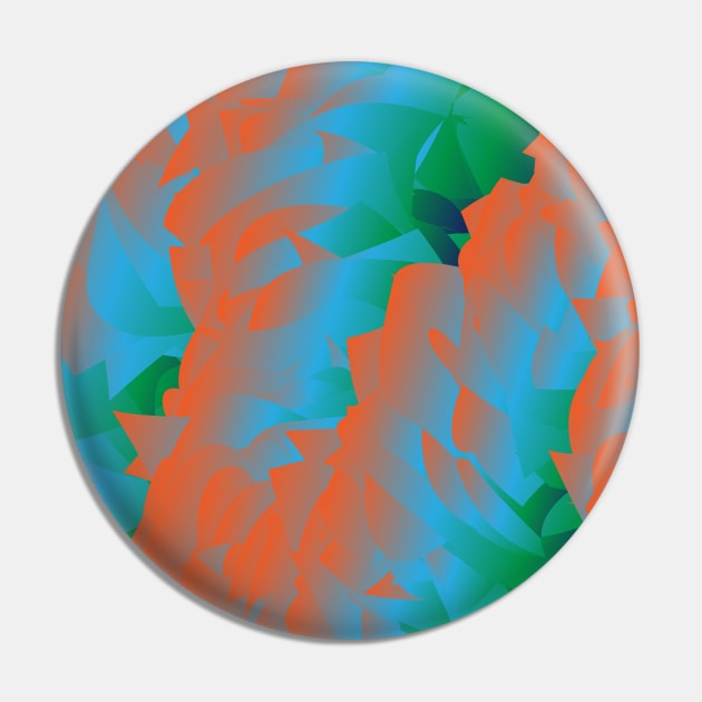 orange blue green zigzag Pin by blue orange abstract