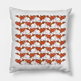 Escher carp Pillow