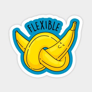 Banana and flexibility Magnet