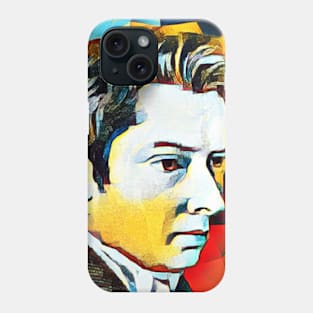 William Hazlitt Abstract Portrait | William Hazlitt Artwork 2 Phone Case