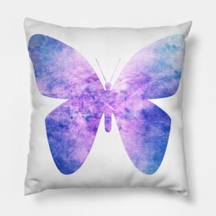 Pink bright butterfly Pillow