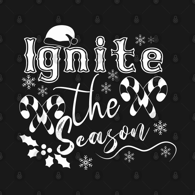 Festive Joy: "Ignite the Season" Winter Apparel Design by WEARWORLD