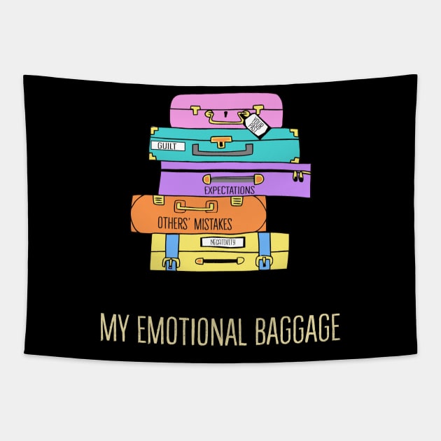 My Emotional Baggage Tapestry by alexalexay