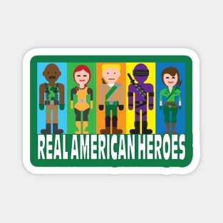 Real American Heroes Magnet