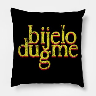 Bijelo Dugme Typography Design Pillow