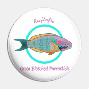 Green Blotched Parrotfish Pin