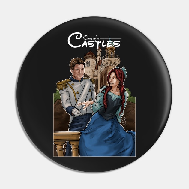 Castles Mermaid Pin by PatrickScullin