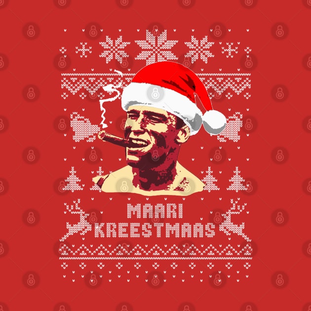 arnold schwarzenegger Maari Kreestmaas by Nerd_art