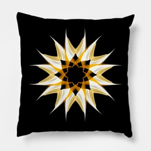 Golden Star Pillow