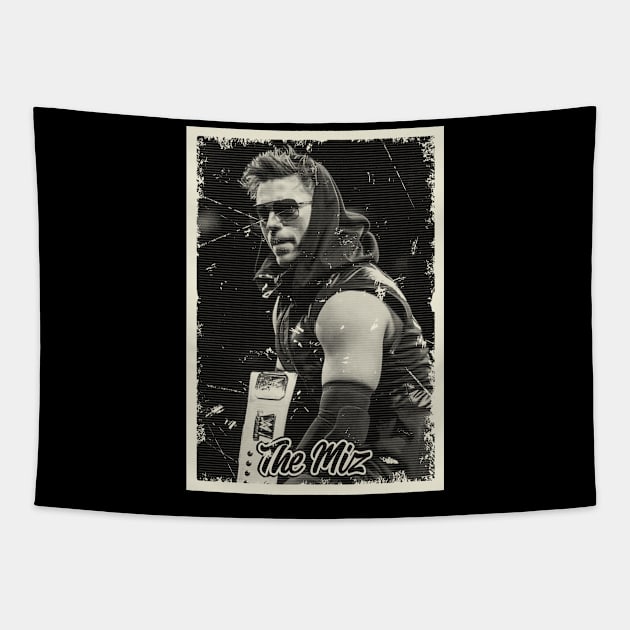 Vintage The Miz Tapestry by Pinjem Seratus