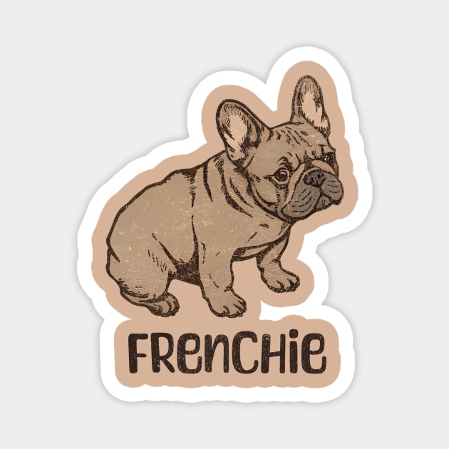 French Bulldog "Frenchie" Graphic Magnet by DonWillisJrArt