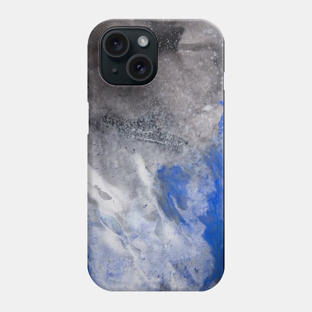 Abstract Pouring Rain Painting Phone Case by MihaiCotiga Art