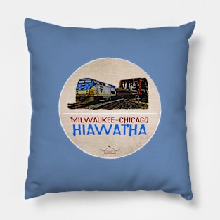 Amtrak Hiawatha • Milwaukee-Chicago Pillow