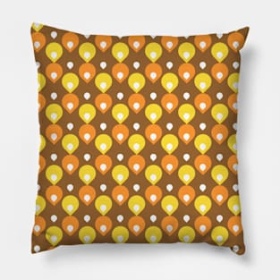 70s Harvest Pattern 1a Pillow