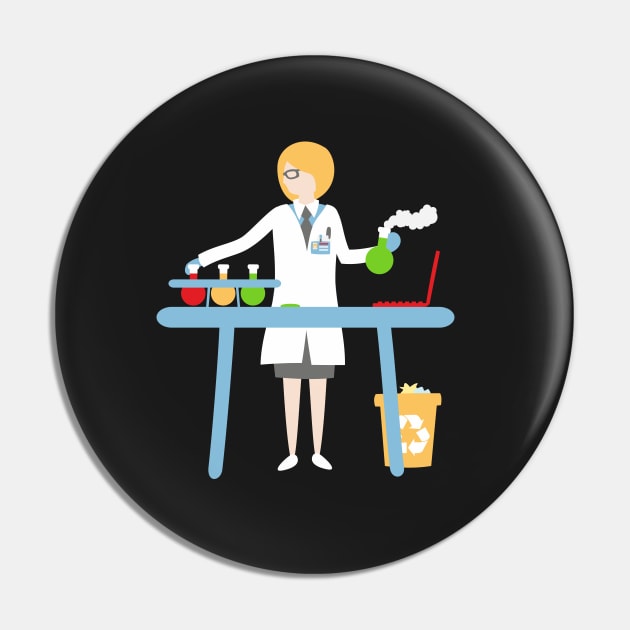 Scientist at work Pin by XOOXOO