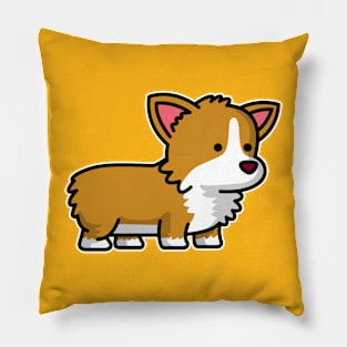 Cute Little Corgi Pillow