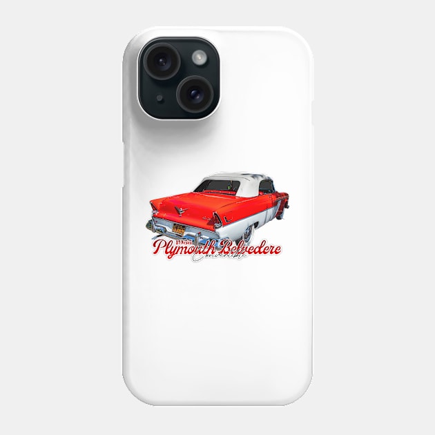 1955 Plymouth Belvedere Convertible Phone Case by Gestalt Imagery