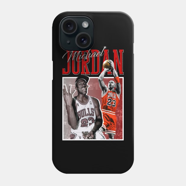 Michael Jordan 23 - Basketball Player Phone Case by Diamond Creative