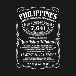 Pinoy Shirt Wi-ki Philippine Facts Filipino Shirt T-Shirt