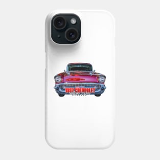 1957 Chevrolet Bel Air 2 Door Hardtop Phone Case