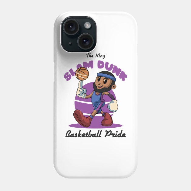 The King Slam Dunk Phone Case by milatees