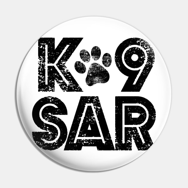 K-9 Search and Rescue Pin by Nartissima