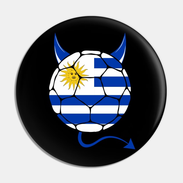 Uruguay Halloween Pin by footballomatic