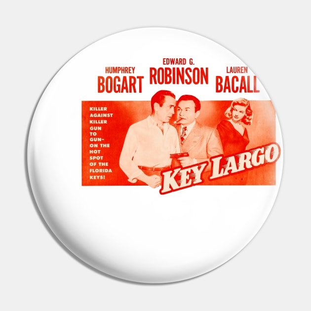 Key Largo Movie Poster Pin by MovieFunTime