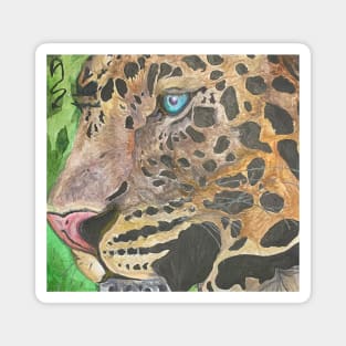 Leopard Portrait Magnet