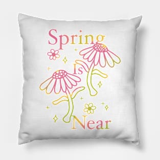 Cute batik flower spring design Pillow