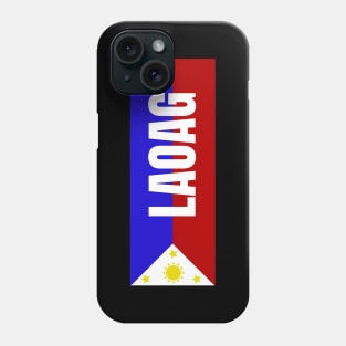 Laoag City in Philippines Flag Phone Case