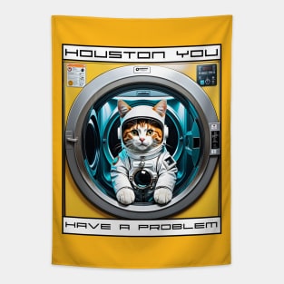 Washing Machine Catspaceship VII Tapestry