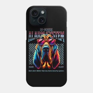 Bark Alert Bloodhound Dog Phone Case