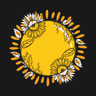 Little Aesthetic Sunflower T-Shirt