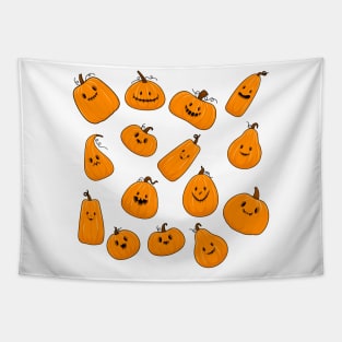 Halloween pumpkins. Tapestry