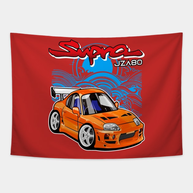 Supra JZA80 2JZ MKIV Tapestry by itsTheBugz