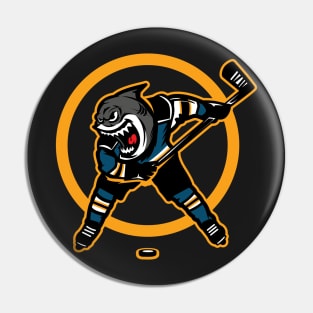 Shark Design San Jose Hockey Pin