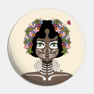 Skullflower Pin