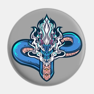 Blue Dragon Pin