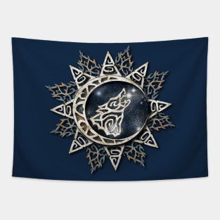 Wolf Emblem Tapestry