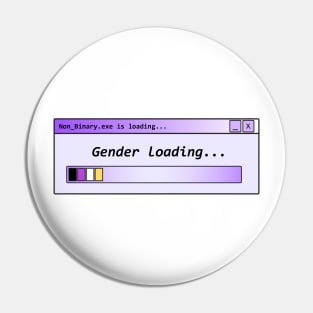 gender loading/ non binary Pin